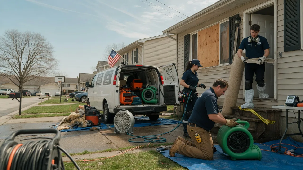 Water Damage Restoration in Kincaid, IL near me